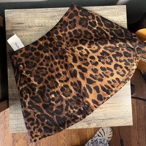 Geon. J leopard Print A-Line Skirt
